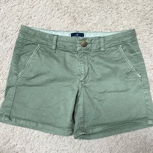 Summer green shorts